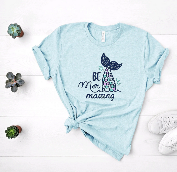 BE Mermazing Tshirt for youth girls