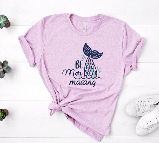 BE Mermazing Tshirt for youth girls