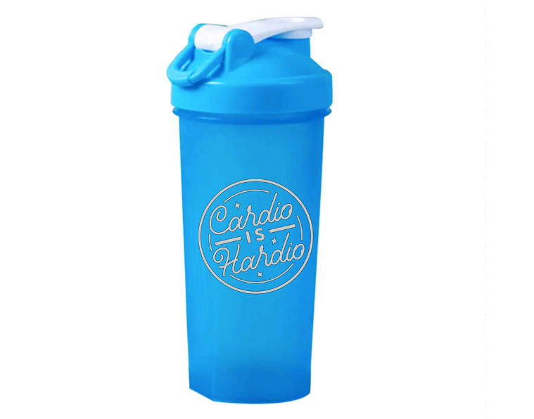Cardio is Hardio Protein Shaker bottle