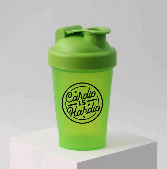 Cardio is Hardio Protein Shaker bottle