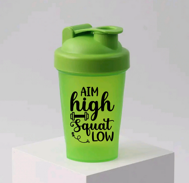 Aim High squat low Protein Shaker cup